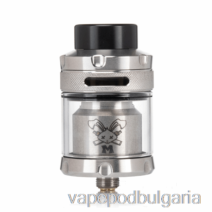 Vape 10000 Дръпки Hellvape Dead Rabbit M 26mm Rta Silver